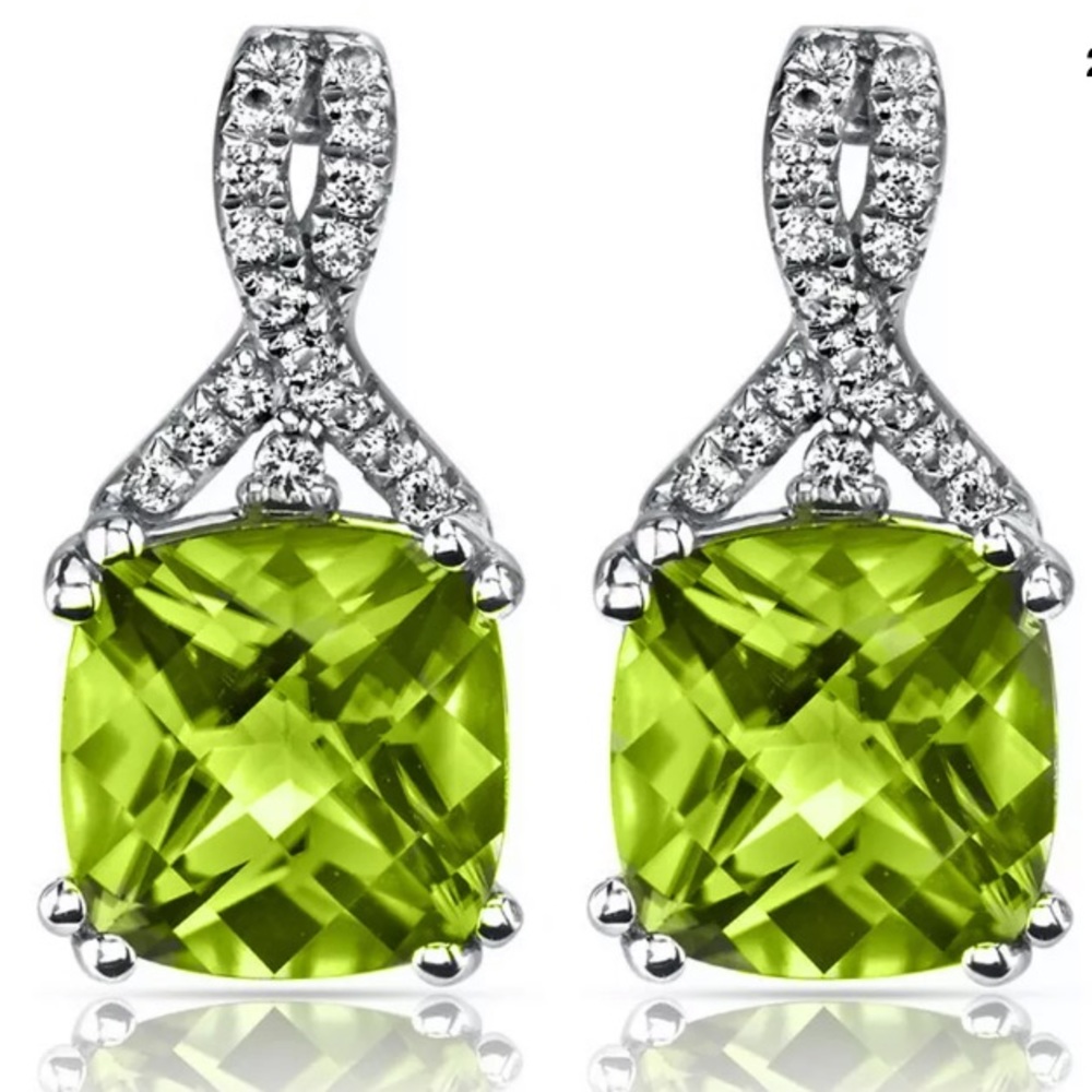 18k gold filled Periodt Swarkovski Earrings